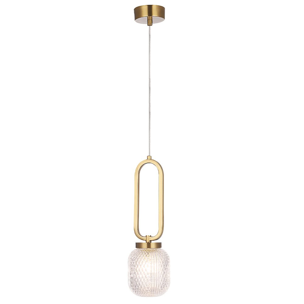 Подвесной светильник Crystal Lux CAROLINA SP1 V2 BRASS Подвесной светильник Crystal Lux CAROLINA SP1 V2 BRASS