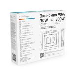 Прожектор светодиодный Gauss Elementary 30W 4000К 613100230