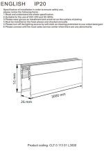 Шинопровод магнитный накладной Crystal Lux Space CLT 0.113 01 L3000 WH