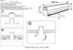 Шинопровод магнитный встраиваемый Crystal  Lux CLT 0.123 01 L3000 WH