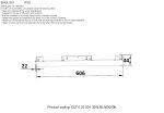Трековый магнитный светильник Crystal Lux Space CLT 0.33 001 30W BL M3000K