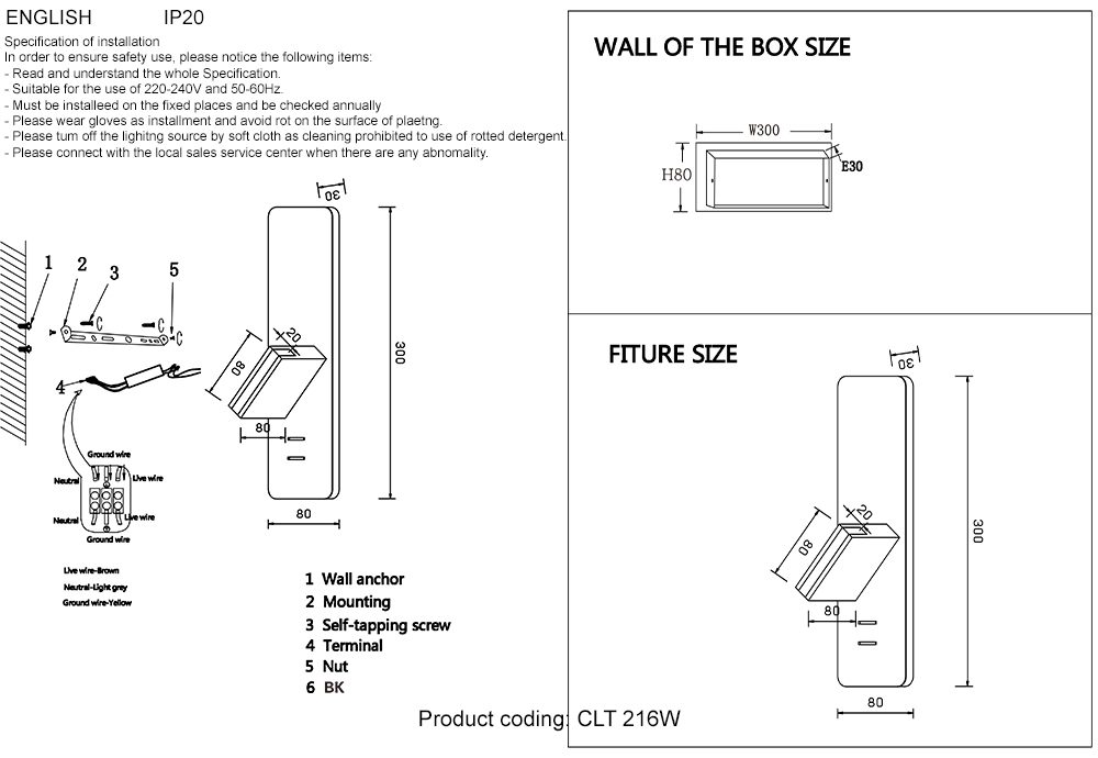 Настенный светильник Crystal Lux CLT 216W WH Настенный светильник Crystal Lux CLT 216W WH