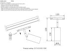 Трековый магнитный светильник Crystal Lux CLT 0.33 003 12W BL TUYA