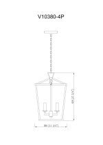 Подвесной светильник Moderli Stala V10380-4P