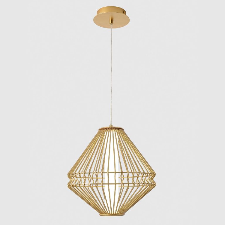 Подвесной светильник Crystal Lux CUADRA SP15W LED GOLD
