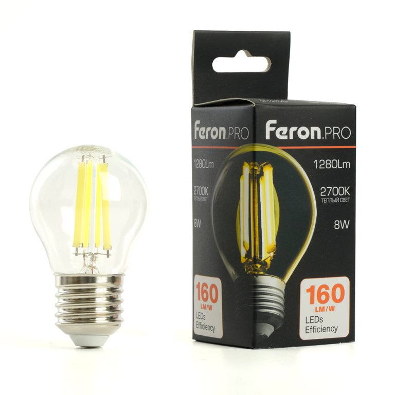 Лампа светодиодная Feron LB-1708 E27 8W 2700K 51253