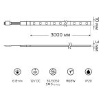 Светодиодная лента Gauss Basic 12В 5050 6Вт/м RGBW 3м IP20 BT010