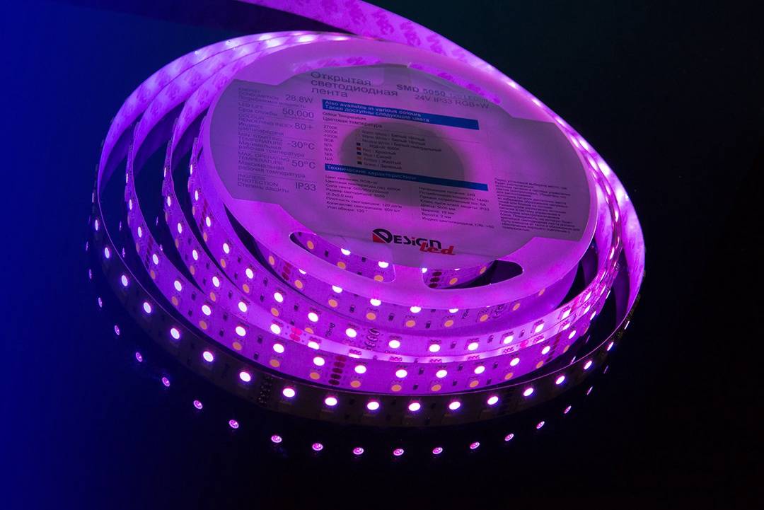 Светодиодная лента DesignLed DSG5120-24-RGB+W-33 000514 Светодиодная лента DesignLed DSG5120-24-RGB+W-33 000514