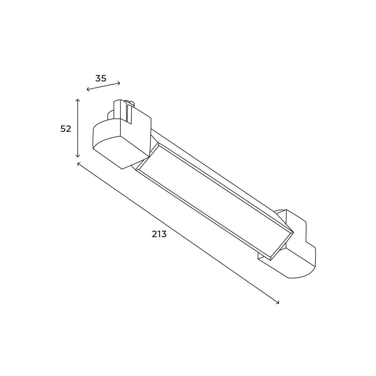 Трековый однофазный светильник Hesby Lighting Skylite HSBL_0020 Трековый однофазный светильник Hesby Lighting Skylite HSBL_0020