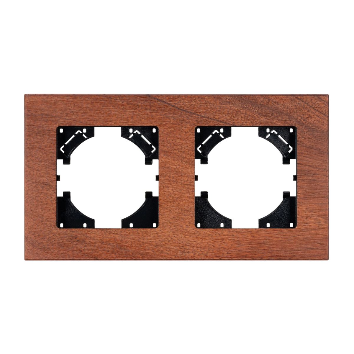 Рамка на 2 поста из натурального дерева Arlight FRM-XSILO-WD-2-NL 050871 Рамка на 2 поста из натурального дерева Arlight FRM-XSILO-WD-2-NL 050871