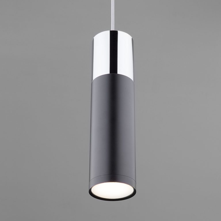 Подвесной светильник Eurosvet Double Topper 50135/1 LED хром/черный