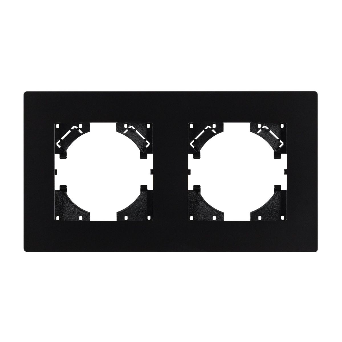 Рамка на 2 поста пластиковая Arlight FRM-PERIO-PL-2-BK 049751 Рамка на 2 поста пластиковая Arlight FRM-PERIO-PL-2-BK 049751