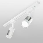 Трековый светильник Elektrostandard Mizar GU10 Белый/серебро (MRL 1007) однофазный 4690389148033
