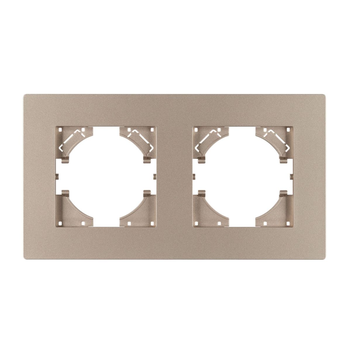 Рамка на 2 поста пластиковая Arlight FRM-PERIO-PL-2-GD 049753 Рамка на 2 поста пластиковая Arlight FRM-PERIO-PL-2-GD 049753
