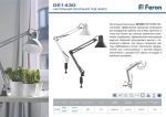 Настольная лампа (10610) Uniel TLD-524 White/LED/500Lm/4500K/Dimmer