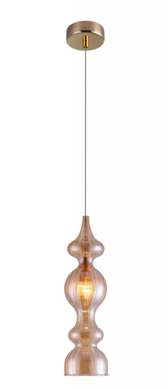 Подвесной светильник Crystal Lux Iris SP1 A Amber Подвесной светильник Crystal Lux Iris SP1 A Amber