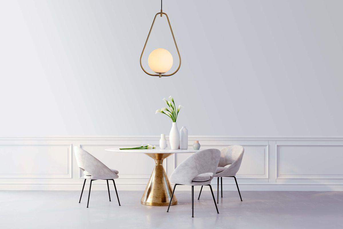 Подвесной светильник Lumina Deco Forneri LDP 6832-200 WT+MD Подвесной светильник Lumina Deco Forneri LDP 6832-200 WT+MD