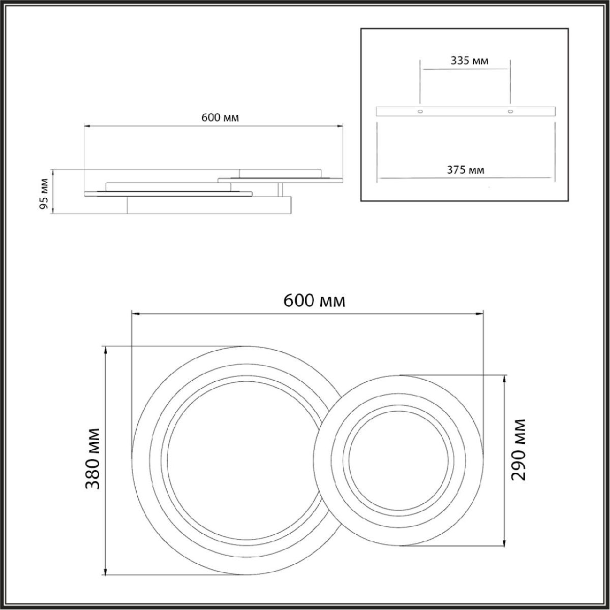 Потолочный светильник Sonex Sunny 7733/80L Потолочный светильник Sonex Sunny 7733/80L