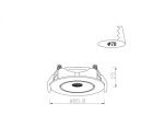 Встраиваемый светильник ARTE Lamp A4761PL-1WH