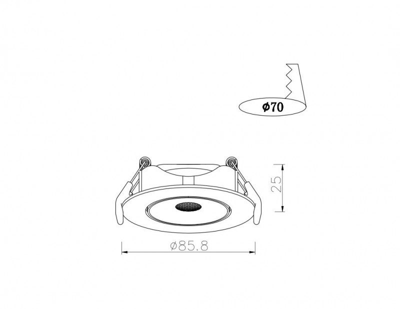 Встраиваемый светильник ARTE Lamp A4761PL-1WH Встраиваемый светильник ARTE Lamp A4761PL-1WH