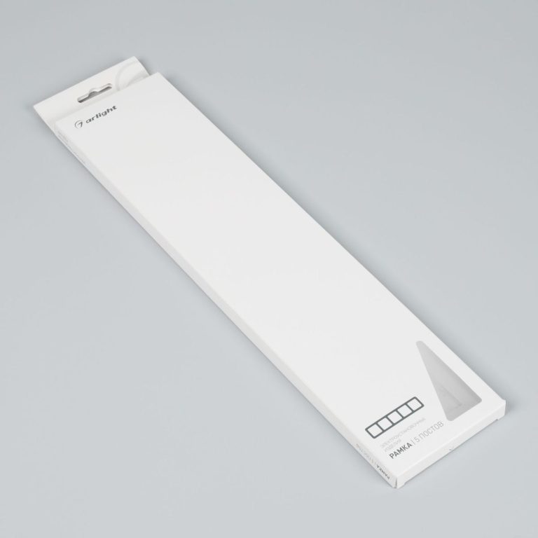 Рамка на 5 постов стеклянная Arlight FRM-OMALI-GS-5-BK 049705