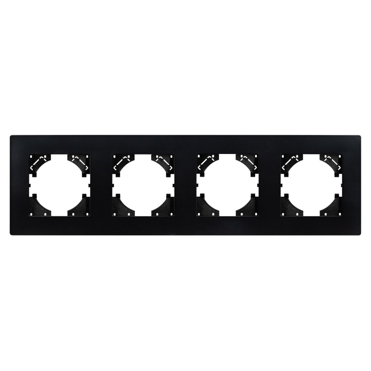 Рамка на 4 поста пластиковая Arlight FRM-PERIO-PL-4-BK 049759 Рамка на 4 поста пластиковая Arlight FRM-PERIO-PL-4-BK 049759