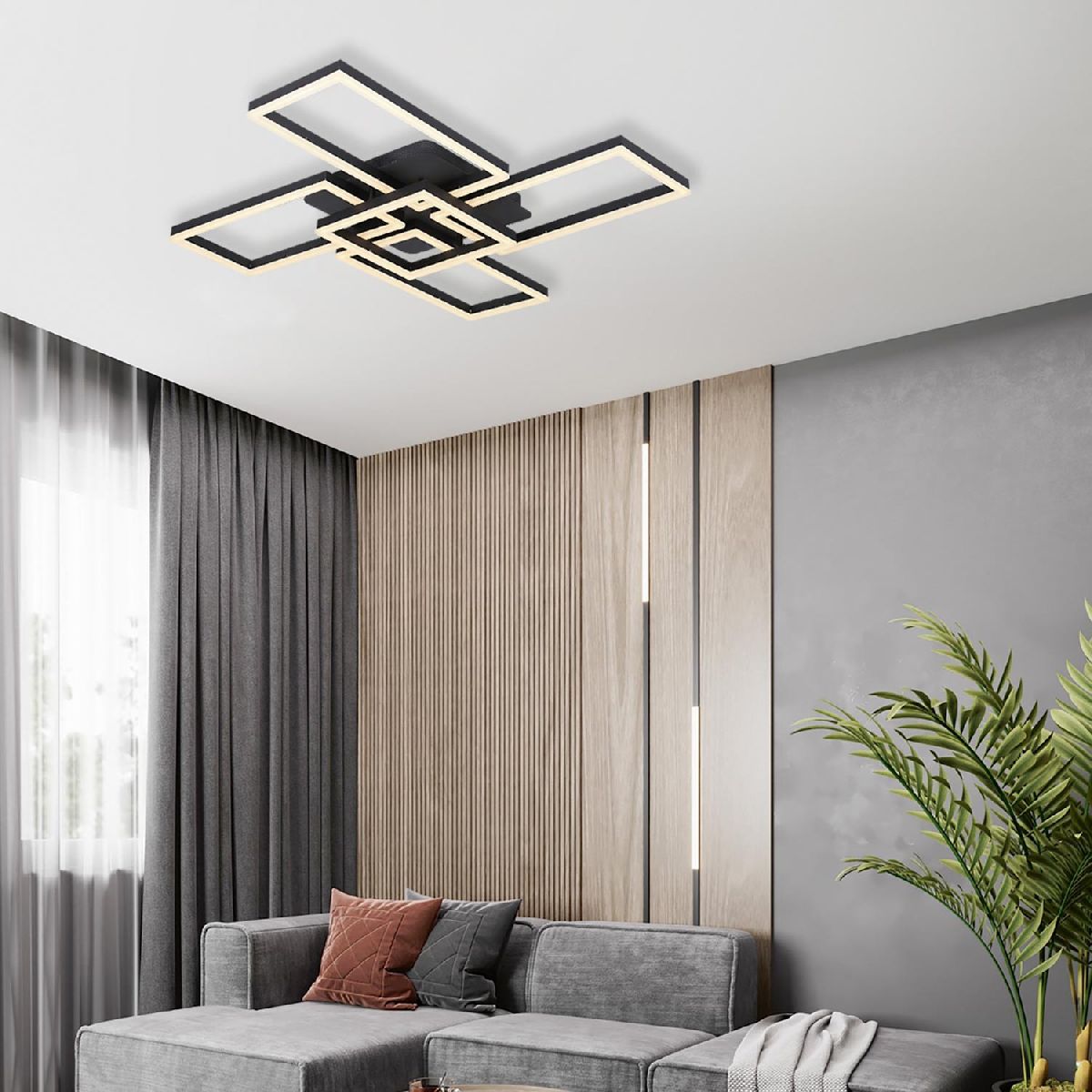 Потолочная люстра LED4U L11004-5 BK Потолочная люстра LED4U L11004-5 BK