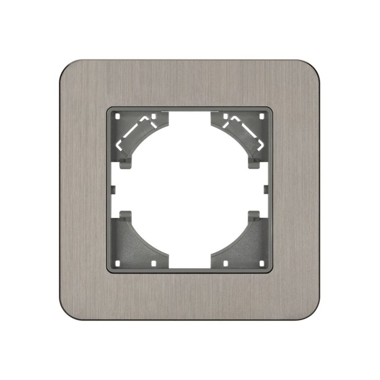 Рамка алюминиевая на 1 пост Arlight FRM-AKIRY-AL-1-SR 049680