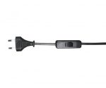 Шнур с переключ черный (10 шт в упаковке) Kink Light  A2300,19
