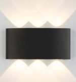 Настенный светодиодный светильник IMEX Cross IL.0014.0001-6 BK