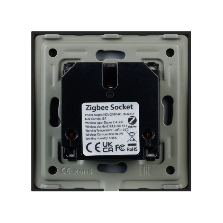 Розетка электрическая с Zigbee управлением Arlight SCT-OMALI-EUZB1-PL-BK (240V, 16A, Zigbee) 050216