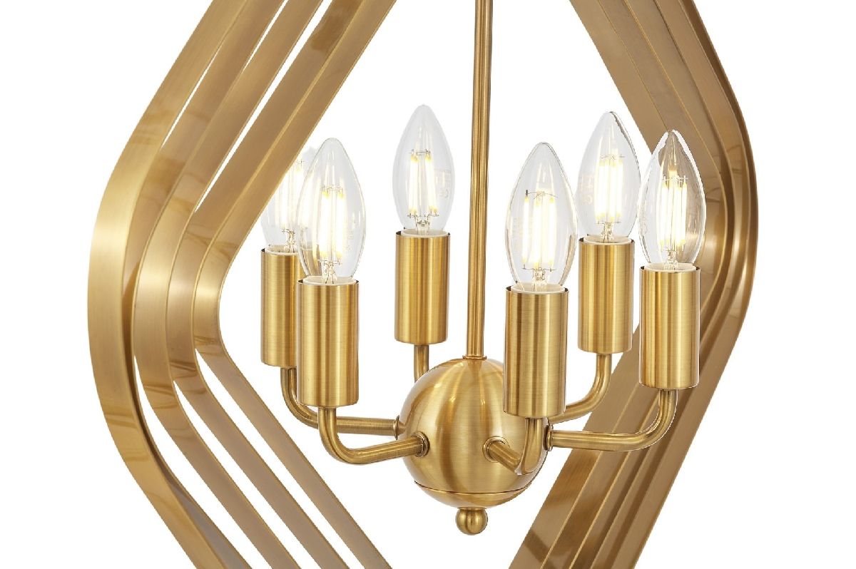 Подвесная люстра Lumina Deco Crulia LDP 8005-6 MD Подвесная люстра Lumina Deco Crulia LDP 8005-6 MD