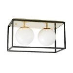 Потолочный светильник Lumina Deco Maldini LDC 8060-2 F.GD+BK