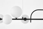 Подвесная люстра Lumina Deco LDP 7036-7 BK+WT