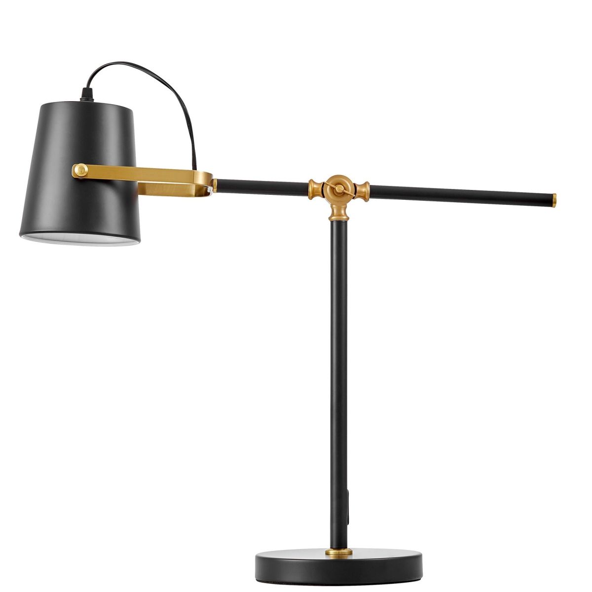 Настольная лампа Lumina Deco LDT 7733-1 BK+MD Настольная лампа Lumina Deco LDT 7733-1 BK+MD