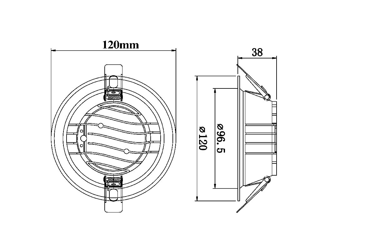 Встраиваемый светильник Fiberli CDEW-TECO 12130702 Встраиваемый светильник Fiberli CDEW-TECO 12130702