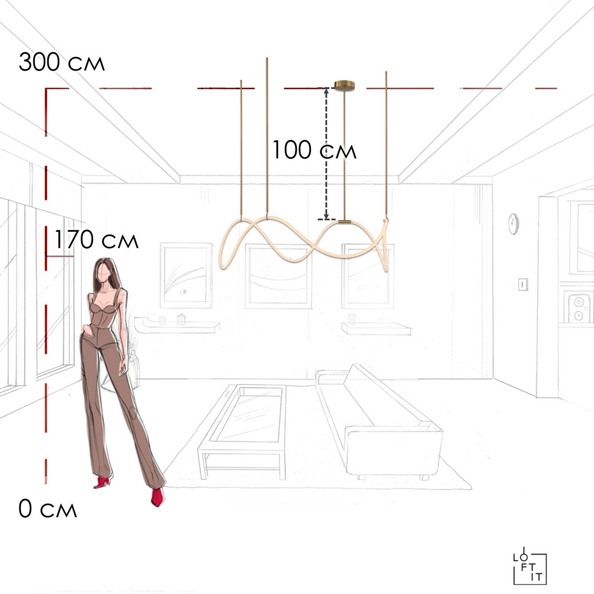 Подвесной светильник Loft IT Thread 10388P/C Brass Подвесной светильник Loft IT Thread 10388P/C Brass