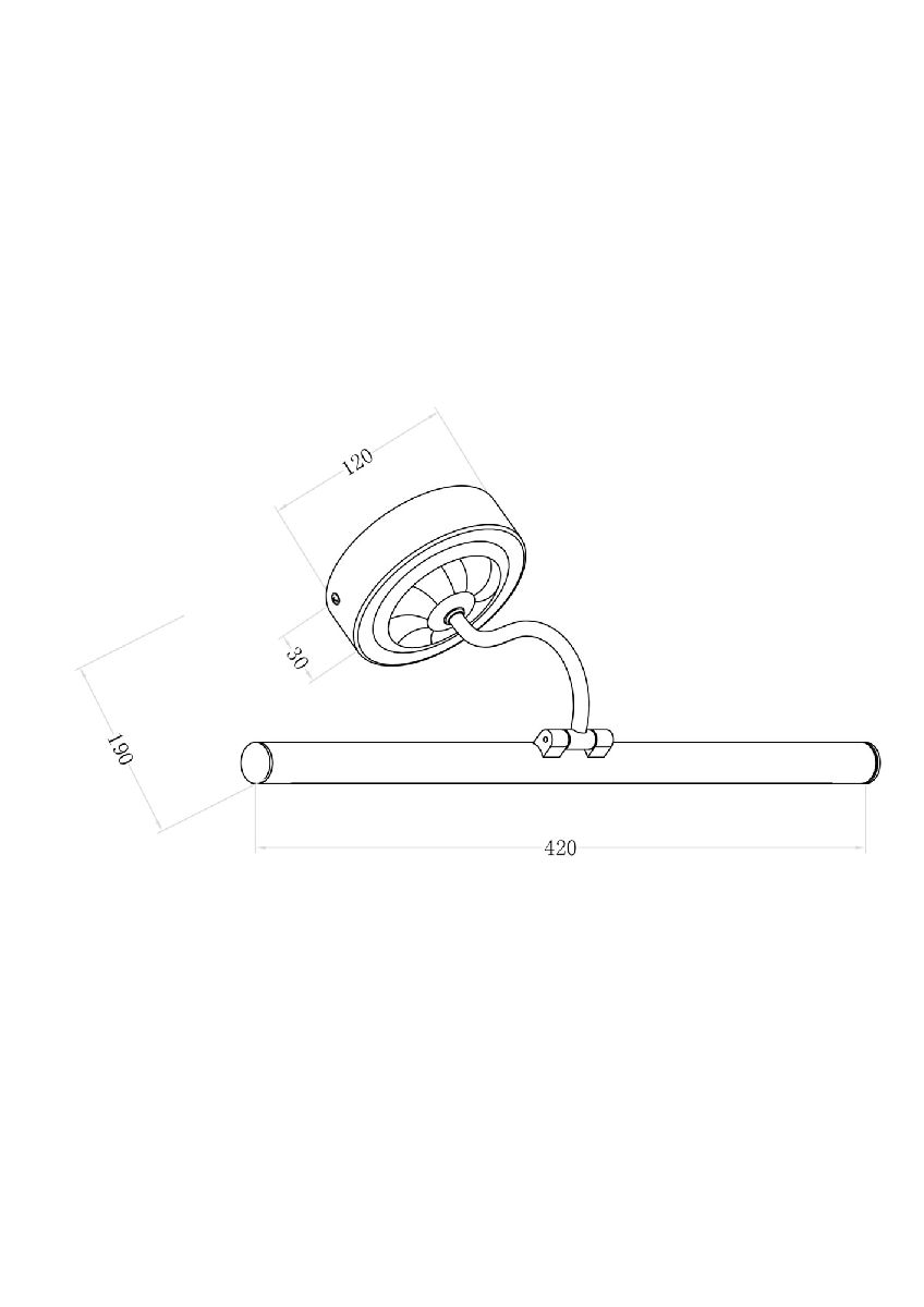Подсветка для зеркал Maytoni Oculus MIR014WL-L9G3K Подсветка для зеркал Maytoni Oculus MIR014WL-L9G3K