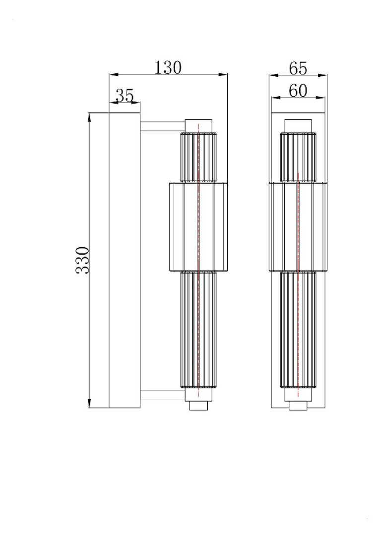 Настенный светильник Maytoni Verticale MOD308WL-L9CH3K