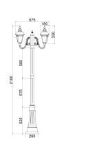 Ландшафтный светильник Maytoni Goiri O028FL-03BZ