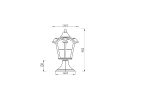 Ландшафтный светильник Maytoni Albion O413FL-01BZ