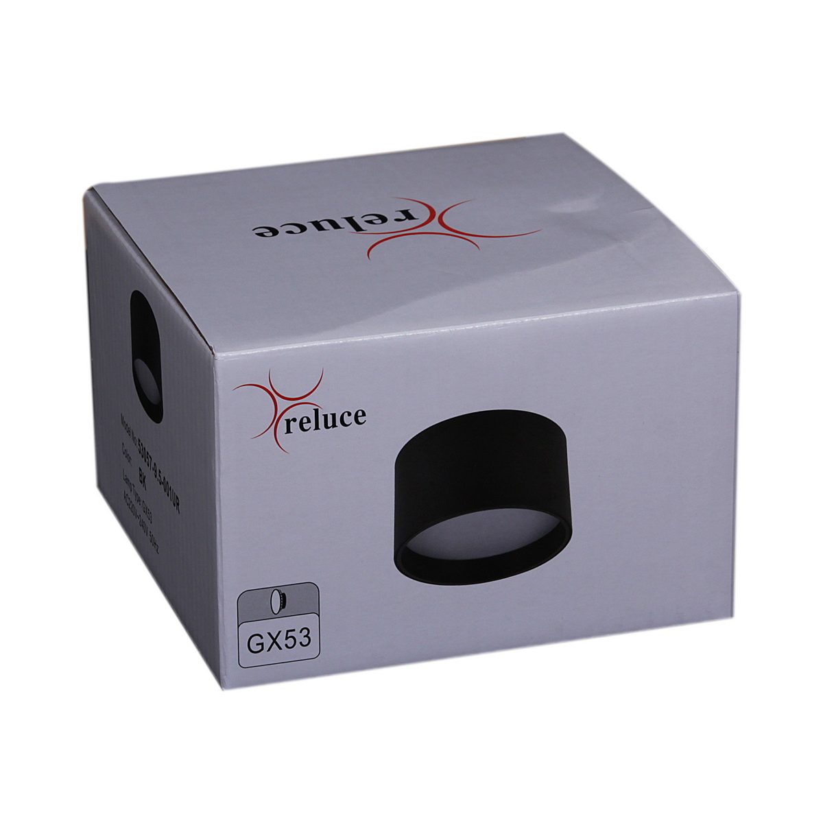 Накладной светильник Reluce 53057-9.5-001UR GX53 BK Накладной светильник Reluce 53057-9.5-001UR GX53 BK