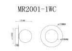 Настенный светильник MyFar July MR2001-1WC