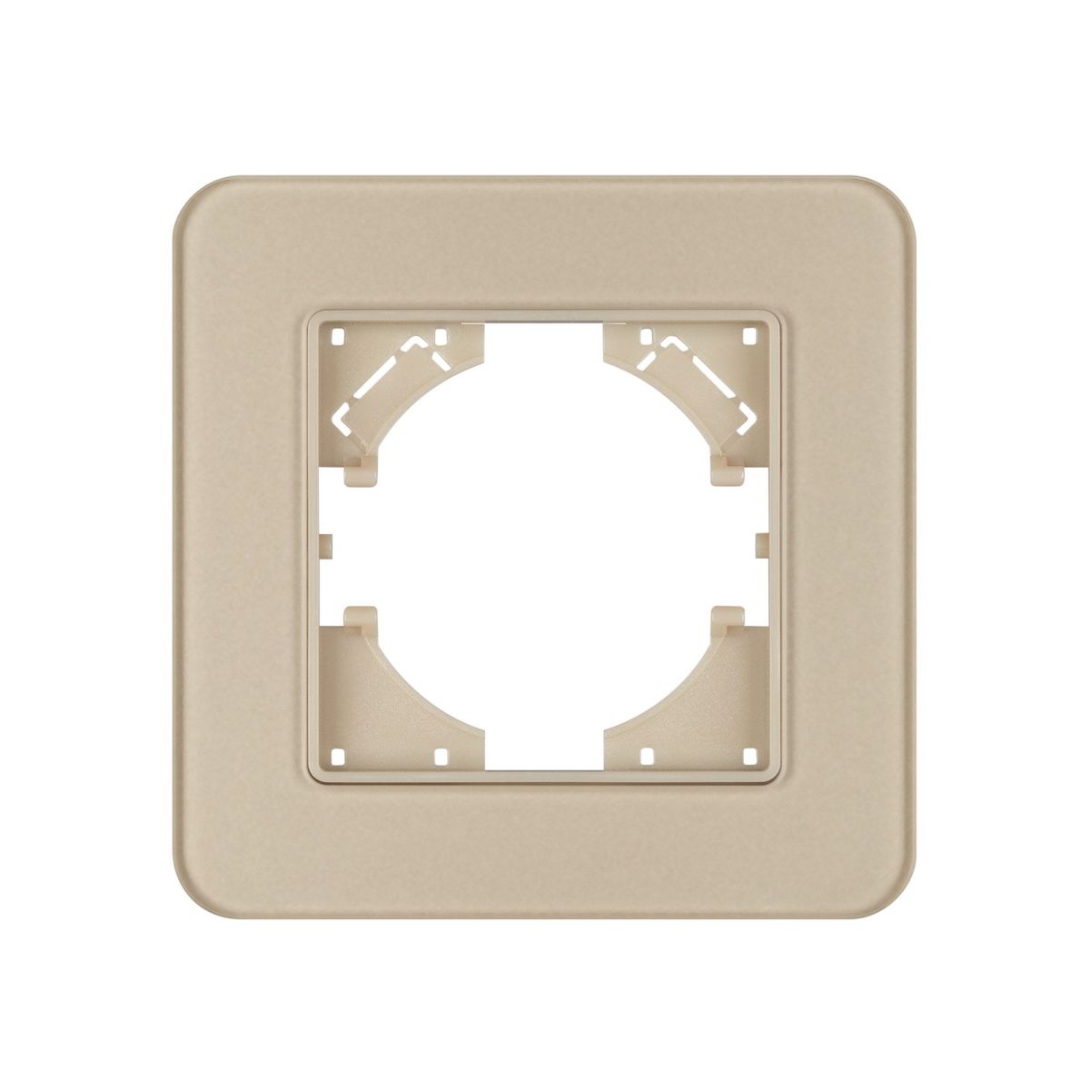 Рамка стеклянная на 1 пост Arlight FRM-OMALI-SFGS-1-GD 049679 Рамка стеклянная на 1 пост Arlight FRM-OMALI-SFGS-1-GD 049679