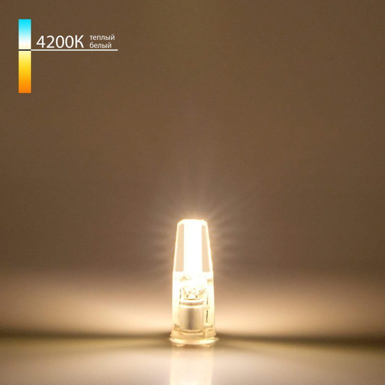 Лампа светодиодная Elektrostandard G4 3W 4200K прозрачная 4690389051715