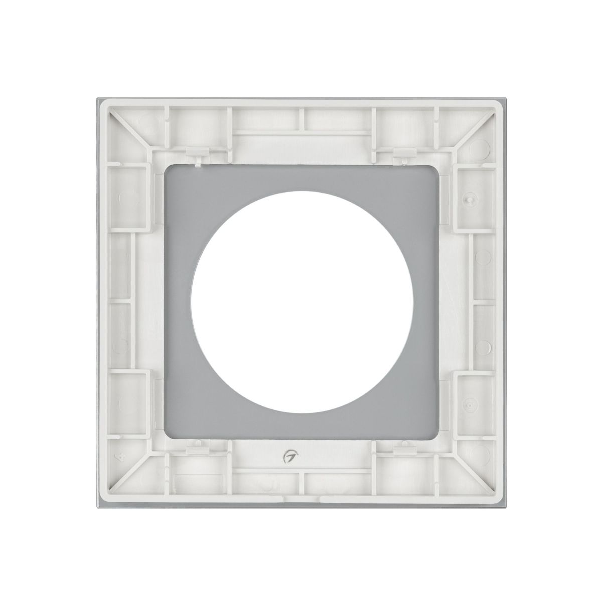 Рамка стеклянная на 1 пост Arlight FRM-GLARE-GC-1-WH 043832 Рамка стеклянная на 1 пост Arlight FRM-GLARE-GC-1-WH 043832