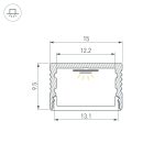 Профиль Arlight SL-SLIM15-H10-2000 ANOD 056888