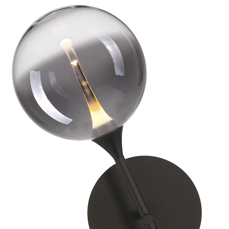 Бра Delight Collection MB23001045H-1B black/smoky Бра Delight Collection MB23001045H-1B black/smoky