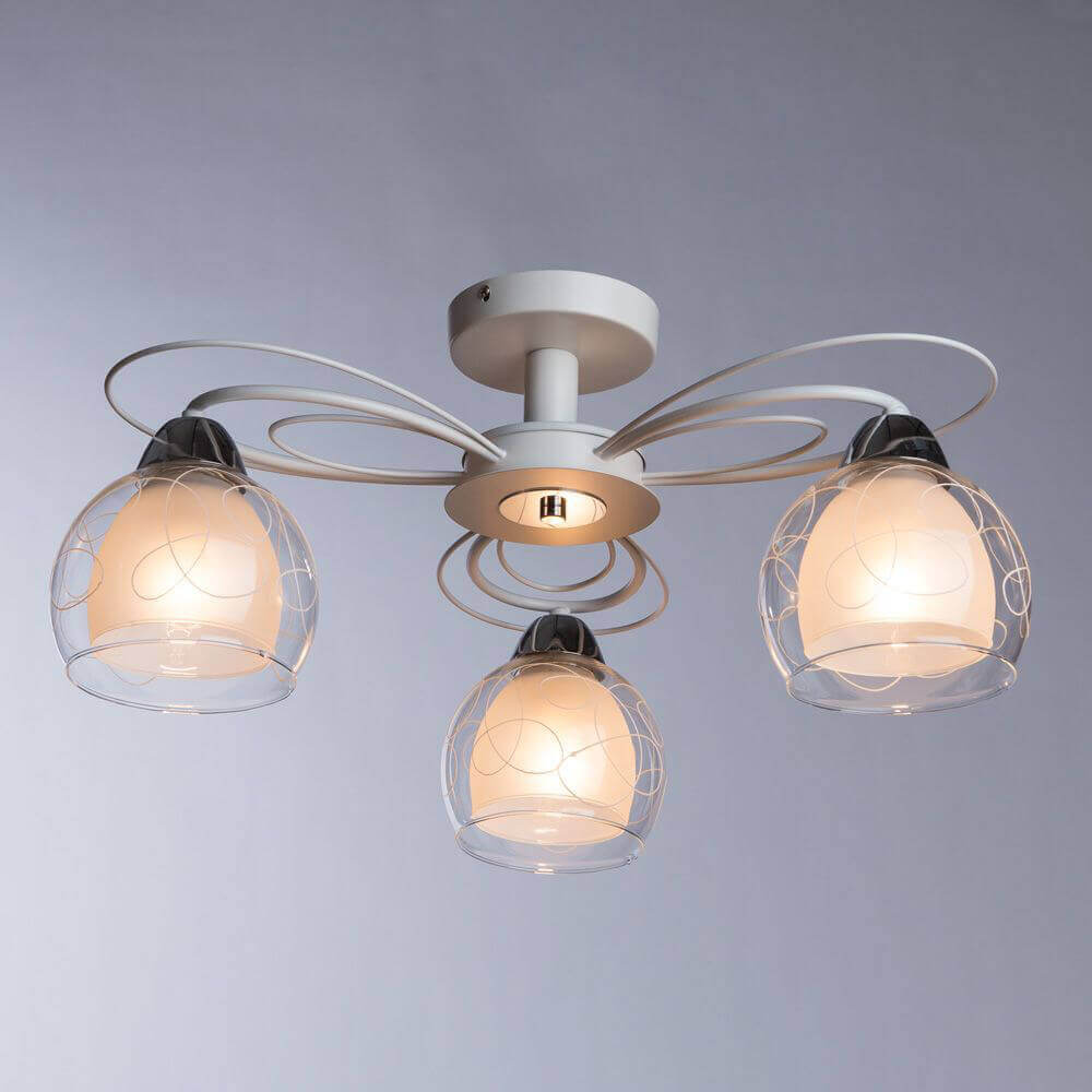 Потолочная люстра Arte Lamp A7585PL-3WH Потолочная люстра Arte Lamp A7585PL-3WH