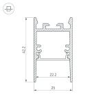 Профиль Arlight SL-COMFORT-2542-2000 BLACK 046934